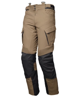 Spodnie motocyklowe tekstylne Modeka Lucano brązowo-czarne