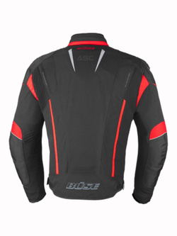 Kurtka motocyklowa tekstylna Büse Rocca czarno-czerwona