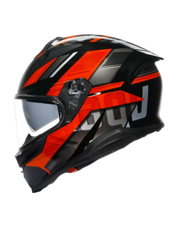 Kask integralny AGV K7 Taurax czarno-czerwony