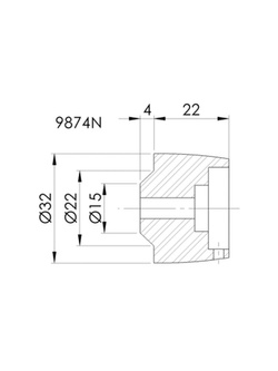Końcówki kierownicy Thruster  PUIG do Yamaha YZF-R1 [15-]