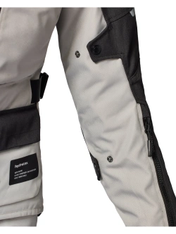 Kurtka motocyklowa damska tekstylna REV’IT! Outback 5 H2O szaro-czarna