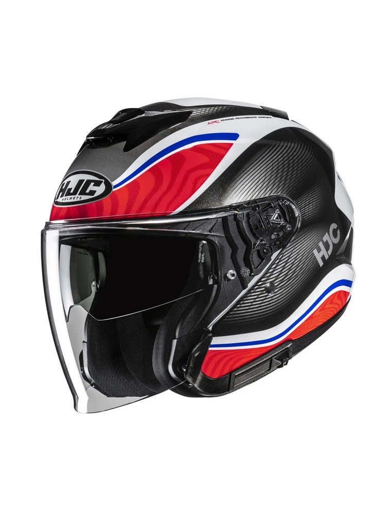 Kask otwarty HJC i31 Depe czarno-czerwony