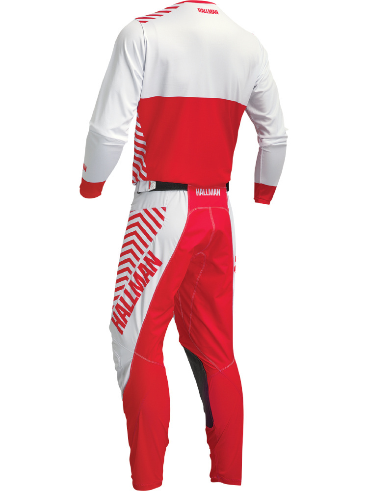 Bluza enduro Thor Hallman Differ Slice biało-czerwona