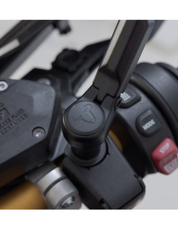Lusterka długie SW-Motech Sport BMW, KTM, Husqvarna, Harley Davidson, Yamaha, Royal Enfield, Ducati, Triumph (wybrane modele)  [dł. ramienia: 182 mm]