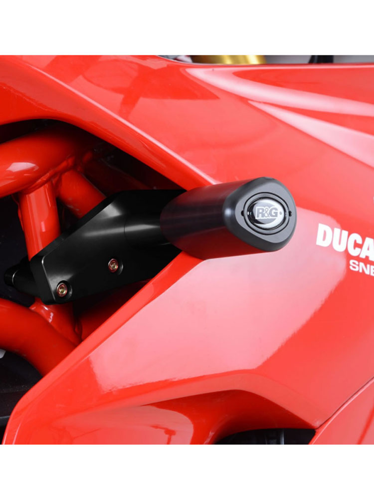 Crash pady Aero R&G do Ducati Supersport / S (17-20) (bez wiercenia) czarne
