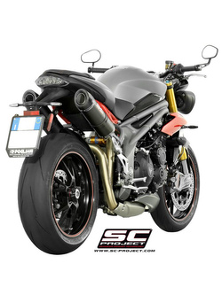 Tłumiki GP-TECH Slip-on SC-Project do Triumph SPEED TRIPLE 1050 S / R [16-17]