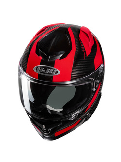 Kask integralny HJC RPHA 71 Carbon Hamil czarno-czerwony