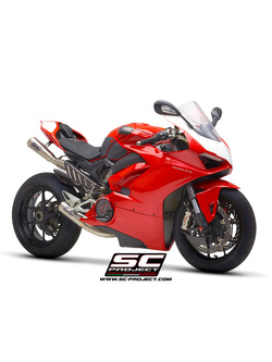 Pełny układ wydechowy SC Project 4-2, S1-GP Titanium - Ducati Panigale V4 / V4 S [19-20]