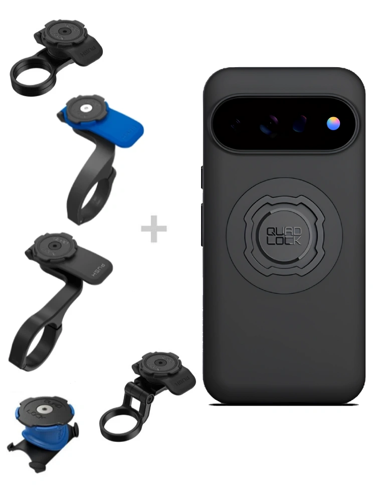 Zestaw rowerowy: etui MAG na telefon Google Pixel 11 Pro XL (magnetyczne) + mocowanie Quad Lock