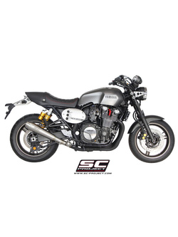 Tłumik SC-Project Conical Stainless Steel / Matt Black (Slip-on) - Yamaha XJR 1300 / RACER [15-16]