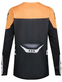 Bluza enduro Fox 180 Noble czarno-biało-pomarańczowa