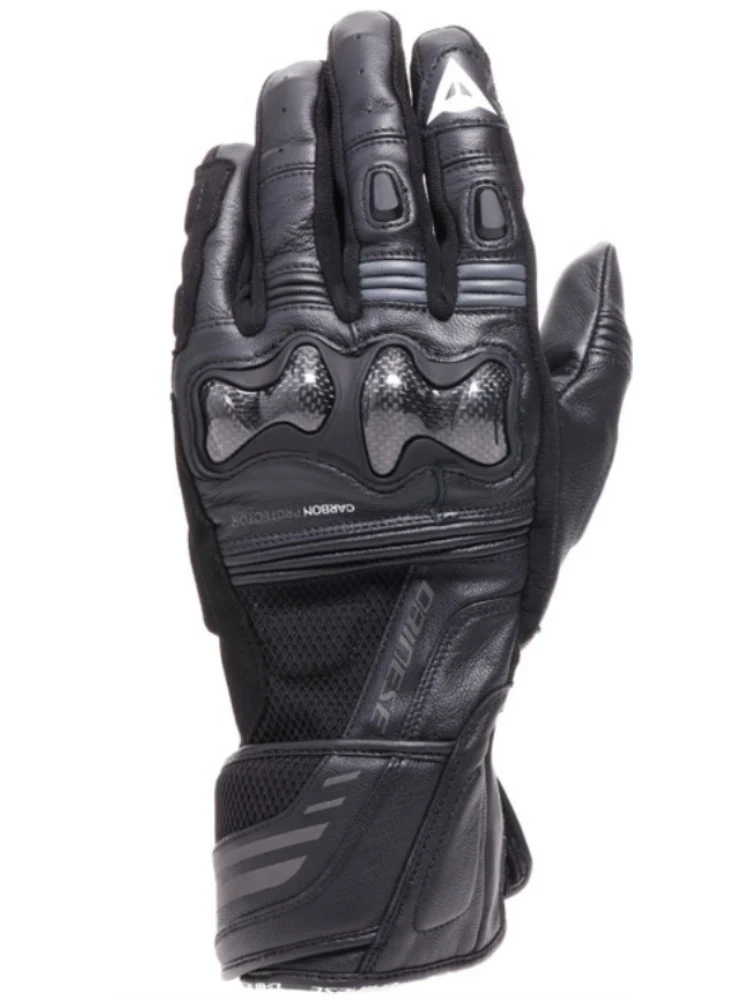 Rękawice motocyklowe Dainese Reacto Carbon Long czarno-szare