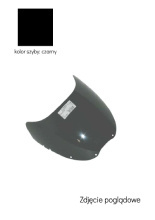 Szyba motocyklowa MRA Oryginalny kształt "O" Yamaha FZR 1000 Exup [89-90] czarna
