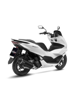 Pełny układ wydechowy LeoVince Nero z katalizatorem [Black Stainless Steel] do Honda PCX 125 (21-24)