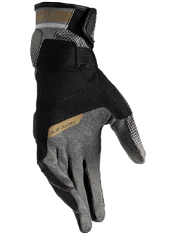 Rękawice motocyklowe Leatt ADV X-Flow 5.5 Stealth czarno-szaro-złote