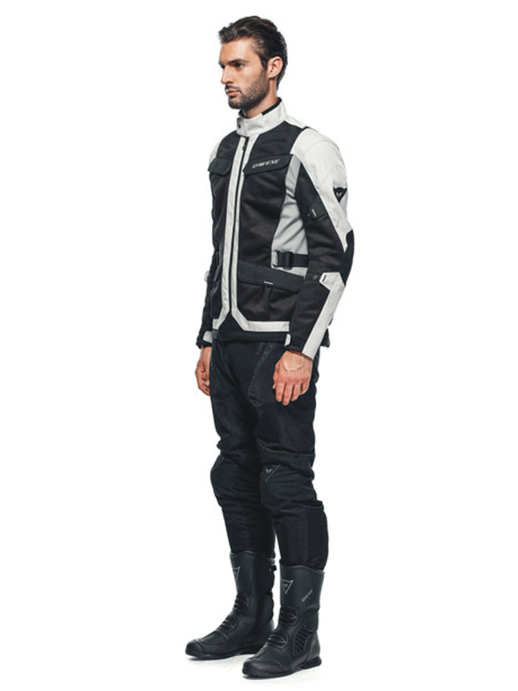 Kurtka motocyklowa tekstylna Dainese Desert Tex szaro-czarna