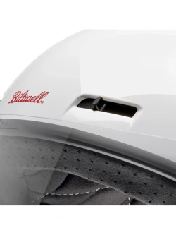 Kask integralny Biltwell Gringo SV biało-pomarańczowo-żółty