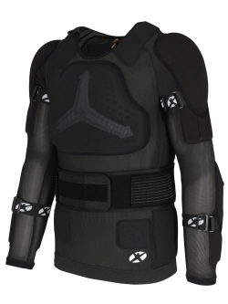 Bluza z ochraniaczami X-Factor Strong Pro czarna [poziom ochrony: CE level 2]