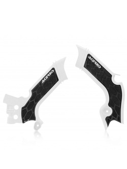 Osłony ramy Acerbis X-Grip Kawasaki (wybrane modele) czarno-biały