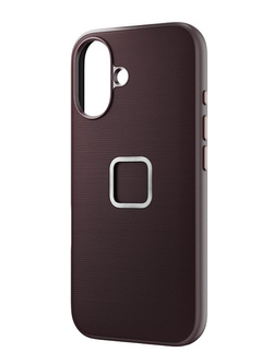 Etui Peak Design Mobile Everyday Fabric do smartfona iPhone 16 bordowe