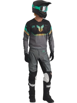 Bluza enduro Thor Launchmode Air Raptor czarno-szara