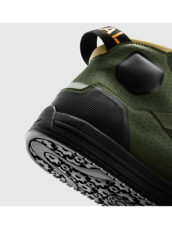 Buty motocyklowe Rebelhorn Vandal II zielono-czarno-pomarańczowe