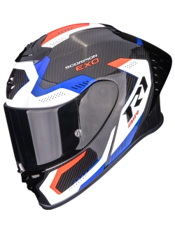 Kask integralny Scorpion EXO-R1 EVO Carbon Air Propel czarno-biało-czerwony