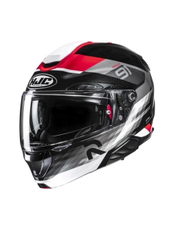 Kask szczękowy HJC RPHA 91 Madal czarno-czerwony