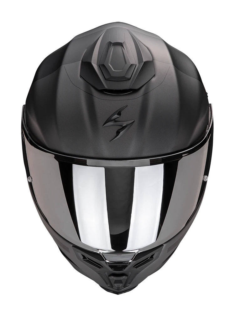 Kask integralny Scorpion EXO-1500 AIR Dual srebrno-czarno-czerwony matowy