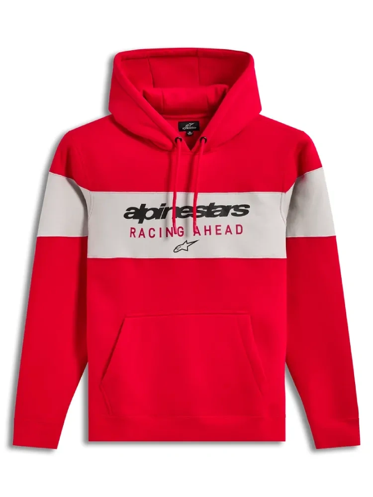 Bluza z kapturem Alpinestars Cubic czerwona