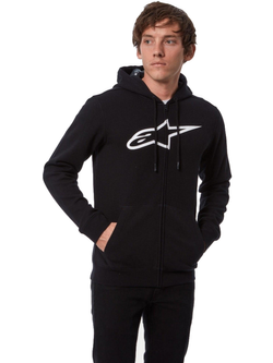 Bluza Alpinestars Ageless V3 zapinana na zamek, czarno-biała