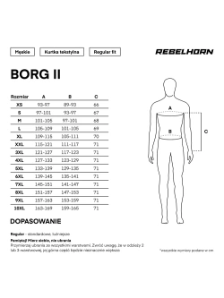 Kurtka motocyklowa tekstylna Rebelhorn Borg II czarno-szaro-czerwona