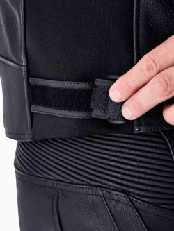 Kurtka motocyklowa skórzana RST Trac Evo D3O czarno-biała