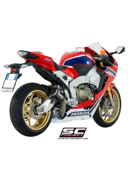 Tłumik CR-T Slip-on WYSOKA POZYCJA (Siatką tytanową na wylocie tłumika) SC-Project do Honda CBR 1000RR / SP [17]