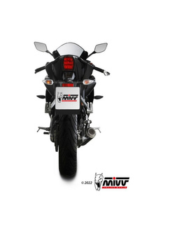 Pełny układ wydechowy (MK3) MIVV do Yamaha MT-125 (20-) / YZF R125 (19-) carbon