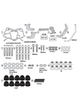 Stelaż kufrów bocznych asymetrycznych K'Voyager Monokey Cam-Side Kappa KL One-Fit BMW F 900 GS (24-) [mocowany za pomocą adaptera]