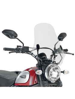 Szyba motocyklowa Givi do Ducati Scrambler 400 (16-21)/ Icon 800 (15-23) przezroczysta