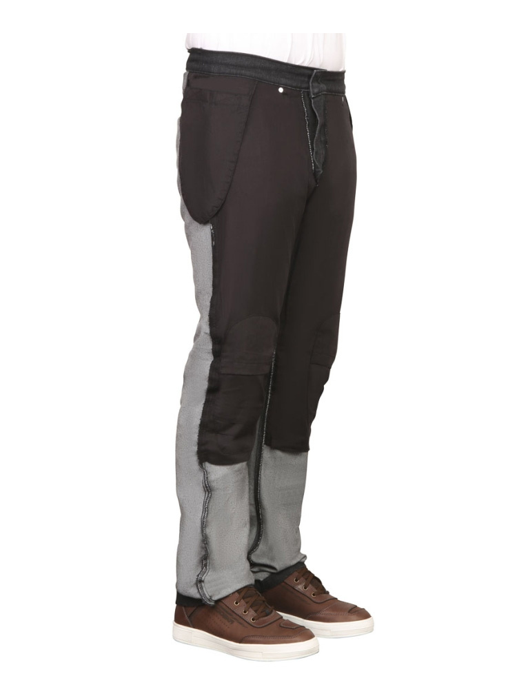 Jeansy motocyklowe Modeka Finn Mono niebieskie sprane