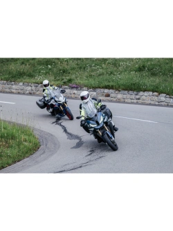 Kurtka motocyklowa tekstylna Klim Latitude szaro-fluo żółta