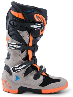 Buty enduro Alpinestars MX Tech 7 Enduro czarno-szaro-pomarańczowe