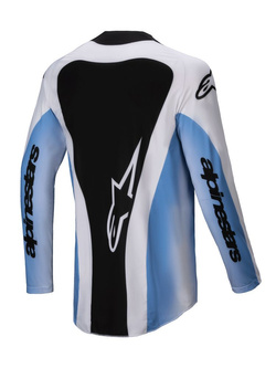 Bluza cross Alpinestars MX Techstar Melt czarno-niebieska 