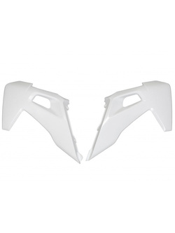Osłony chłodnicy UFO do Husqvarna TC 125/250 (19-22), TE 150 (20-), TE-TX 250/300 (20-), FC 250/350/450 (19-22), FE 250/350/450/501 (20-) białe