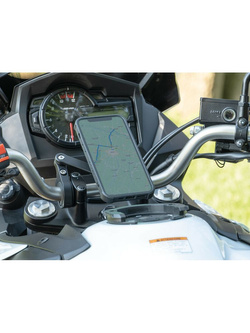 Uchwyt na telefon Lampa Titan Combo 2.0 mocowany na kierownicy