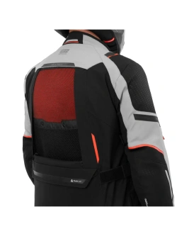 Kurtka motocyklowa tekstylna Shima Hero 3.0 G2 szaro-czerwona