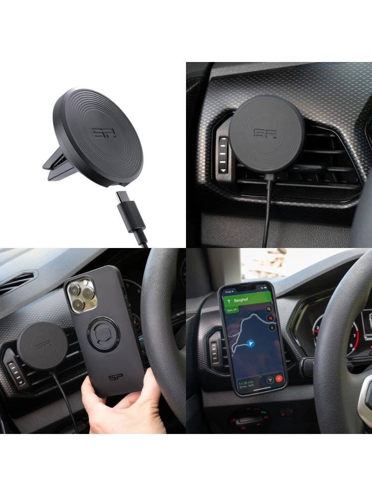 Zestaw do samochodu: etui na telefon iPhone 14 Pro Max + mocowanie SP Connect