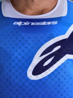 Bluza cross Alpinestars MX Racer Air Portl niebiesko-biało-czarna