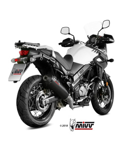 Pełny układ wydechowy (Oval) MIVV do Suzuki DL 650 V-Strom / XT (17-) carbon