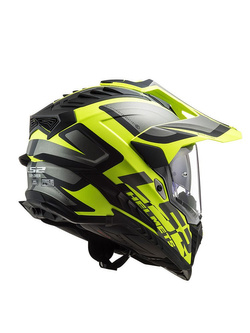 Kask integralny LS2 MX701 Explorer HPFC Alter matowy żółto-czarny