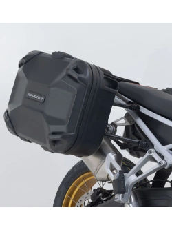 Zestaw: kufry boczne DUSC L + kufer centralny DUSC XL + stelaże SW-Motech Triumph Tiger 1200/ Explorer (wybrane modele) [poj.: 1 x 55l + 2 x 41l]