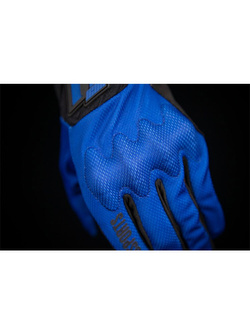 Rękawice motocyklowe Icon Anthem 2 niebieskie